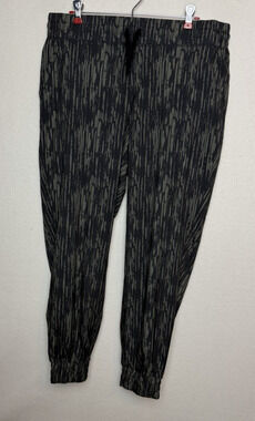 32 Degrees Women's Jogger Pants Cool Technology Lightweight Size L Black Green